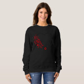 Sweatshirt Stethoscope Heart Nurse Happy Valentines Day (Devant entier)