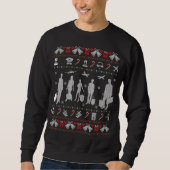 Sweatshirt Stewardesht Ugly Christmas Sweater (Devant)