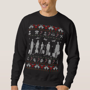 Sweatshirt Stewardesht Ugly Christmas Sweater