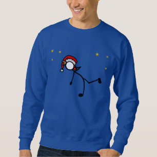Sweatshirt Stick-With-Sport Père Noël Shot Put Jumper