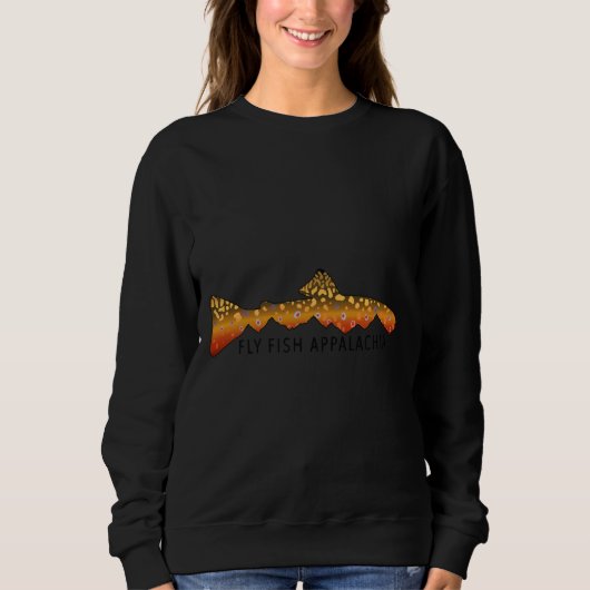 Sweatshirt Sticker Appalachia Poisson Volant (Devant)