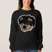 Sweatshirt Sticker pour caniche à jouets (Devant)