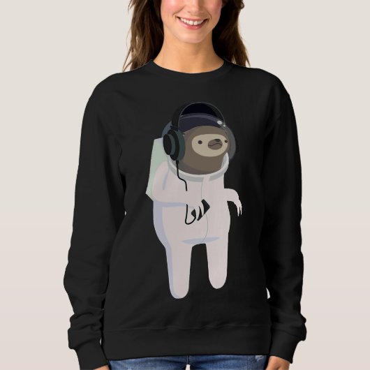Sweatshirt Sticker pour soliste astronaute (Devant)