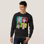 Sweatshirt Stickers écossais de jeu (Devant entier)