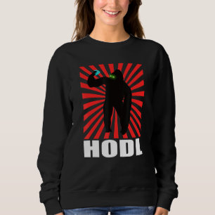 Sweatshirt Stock Market Apes Green Eyes meme Hodl Trading Inv