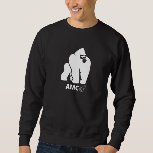 Sweatshirt Stock Mème - Amc - Vers La Lune - Squeeze Court - (Devant)