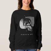 Sweatshirt Stone du crâne Memento Mori (Devant)