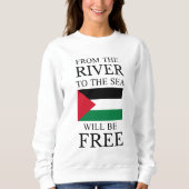Sweatshirt Stop War / Support Gaza & Palestine (Devant)