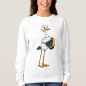 Sweatshirt Stork à Bowling avec Bowling ball (Devant)