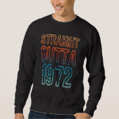 Sweatshirt Straight Outta 1972 (Devant)