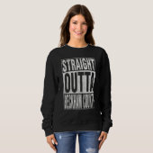 Sweatshirt STRAIGHT OUTTA BECKHAM COUNTY Cool Home Quote (Devant entier)