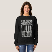 Sweatshirt STRAIGHT OUTTA BRULE COUNTY Cool Home Quote (Devant entier)