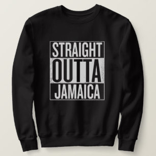 Sweatshirt Straight outta Jamaica - Rastafari reggae Sweater
