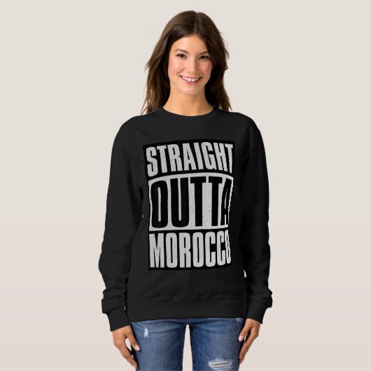 Sweatshirt Straight Outta Morocco (Devant entier)