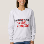 Sweatshirt Stratégie et modification maintenant (Devant)