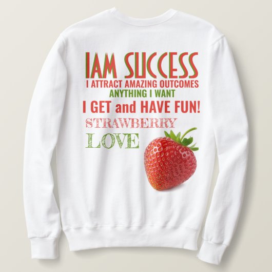 SWEATSHIRT STRAWBERRY LOVE (Design dos)
