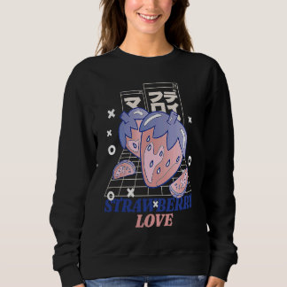 Sweatshirt Strawberry Love Strawberry Fruits
