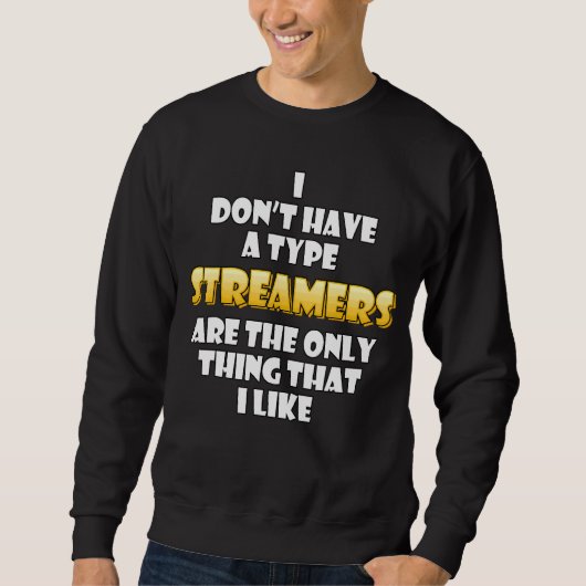Sweatshirt Streamer Costume vidéo jeu Streamer Clip (Devant)