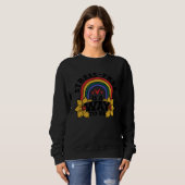 Sweatshirt Stress Free Is A Way To Be Stress Awareness Rainbo (Devant entier)