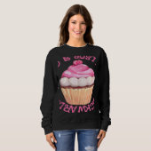 Sweatshirt Stressed est simplement Desserts à l'envers Cupca (Devant entier)