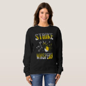 Sweatshirt Strike Whisperer Bowling  Bowler Team Gag (Devant entier)