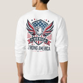 SWEATSHIRT STRONG AMERICA (Dos)