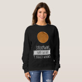 Sweatshirt Stroopwafel La plus grande faiblesse de chaque Dut (Devant entier)