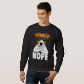 Sweatshirt Stubborn Jack Russell Terrier Dog 1 (Devant entier)