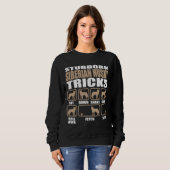 Sweatshirt Stubborn Siberian Husky Tricks (Devant entier)