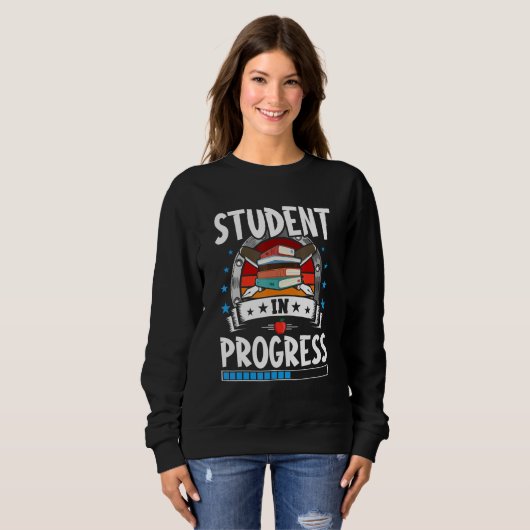 Sweatshirt Student In Progress Trainee Student (Devant entier)