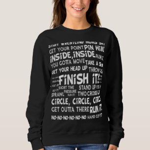Sweatshirt Stuff Wrestling Moms Dire drôle de lutteur maman i