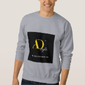 Sweatshirt Style AD – Soyez Élégant Avec Nous | Affirmation d (Devant)