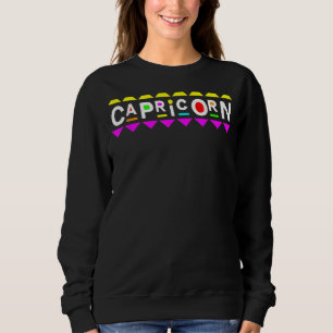 Sweatshirt Style Capricorn Zodiac 90s