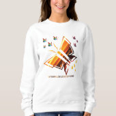 Sweatshirt Style de l'amant papillon (Devant)