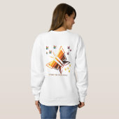 Sweatshirt Style de l'amant papillon (Dos entier)