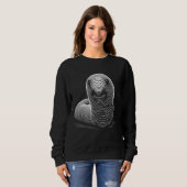 Sweatshirt Style d'empreintes digitales - Worm Papa Maman (Devant entier)