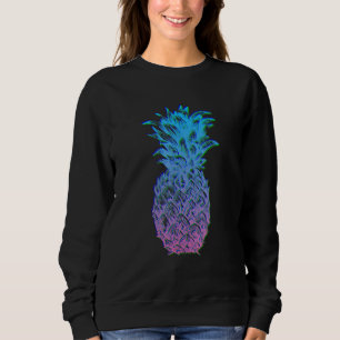 Sweatshirt Style esthétique Vaporwave Glitch Japon Pineapple