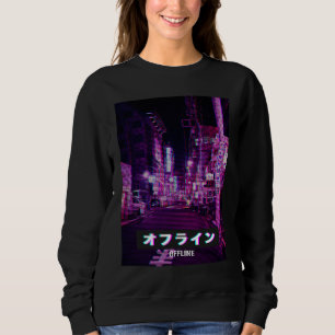 Sweatshirt Style Esthétique Vaporwave Japon 80s Meme Triste G