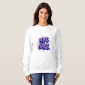 Sweatshirt Style Graffiti pour fille NYC (Devant entier)
