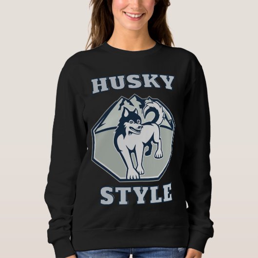 Sweatshirt Style Montagne Husky (Devant)