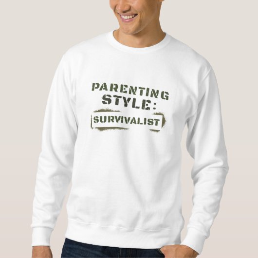 Sweatshirt Style parental Survivalist (Devant)