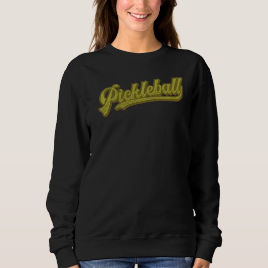 Sweatshirt Style rétro Pickleball (Devant)