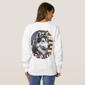 Sweatshirt Style Sweat-shirt à capuche de base pour femmes Pr (Dos entier)