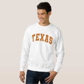 Sweatshirt Style Texas Vintage Varsity College (Devant entier)