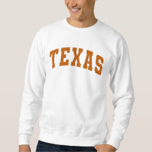 Sweatshirt Style Texas Vintage Varsity College