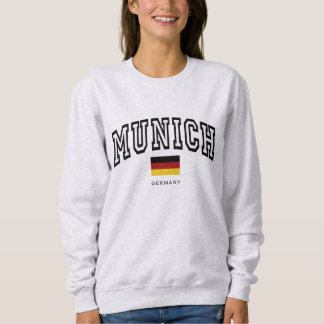 Sweatshirt Style Varsity Vintage Munich Allemand