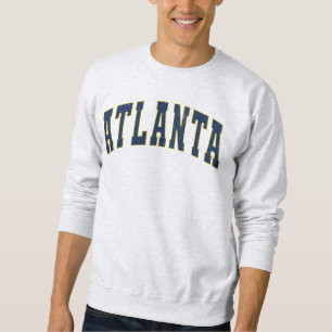 Sweatshirt Style Vintage College Atlanta Georgia