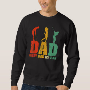 Sweatshirt Style vintage Meilleur Papa Par Par Golfer Golf Pa