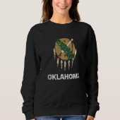 Sweatshirt Style Vintage Oklahoma Flag State (Devant)