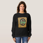 Sweatshirt Style Voiture Rétro Funky Par Monkey Psycholedic (Devant entier)